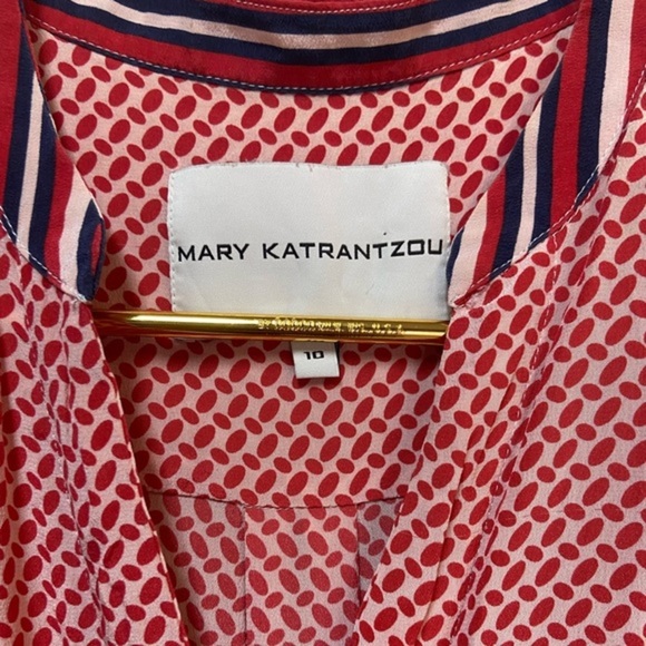 Mary Katrantzou silk sleeveless tie waist dress - Picture 3 of 4